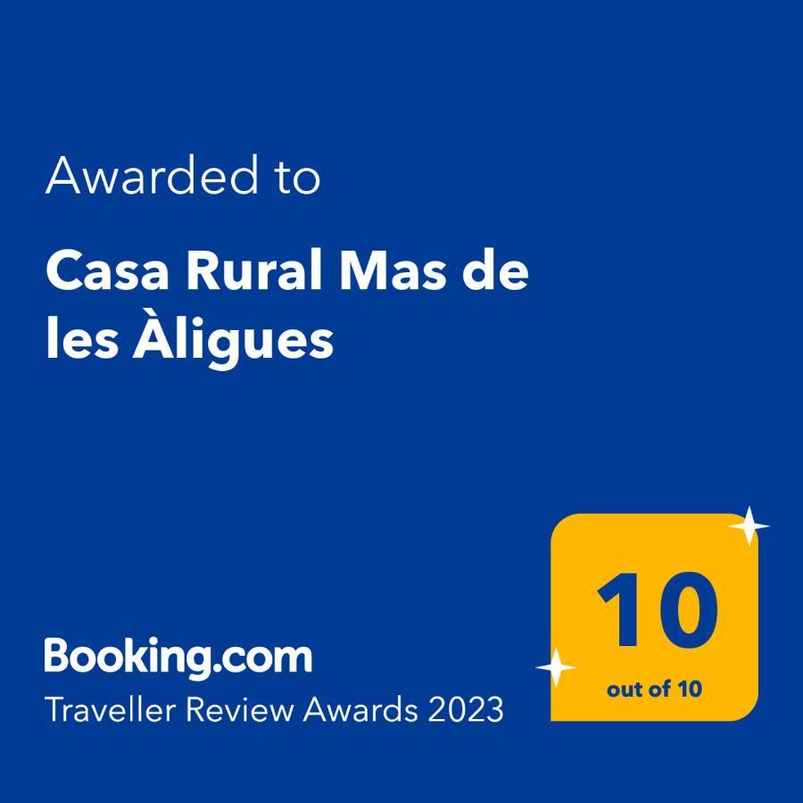 Casa Rural Mas De Les Aligues Mequinenza Exterior foto