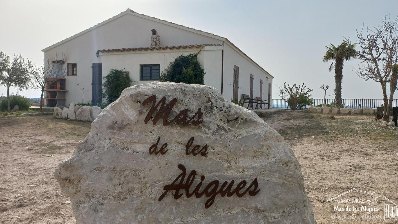 Casa Rural Mas De Les Aligues Mequinenza Exterior foto