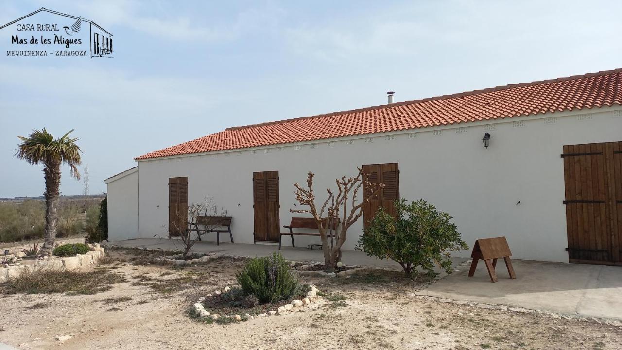 Casa Rural Mas De Les Aligues Mequinenza Exterior foto